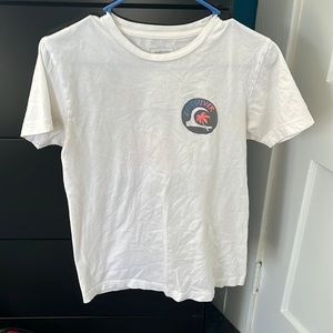 Small men’s white Quiksilver t-shirt